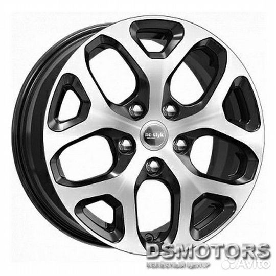 Диски кс869 6.5/16 4x100 ET43 d60.1 алмаз чёрный