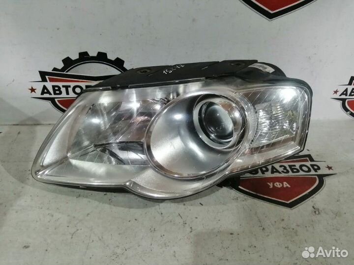 Фара галогеновая левая Volkswagen Passat B6