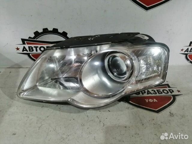 Фара галогеновая левая Volkswagen Passat B6