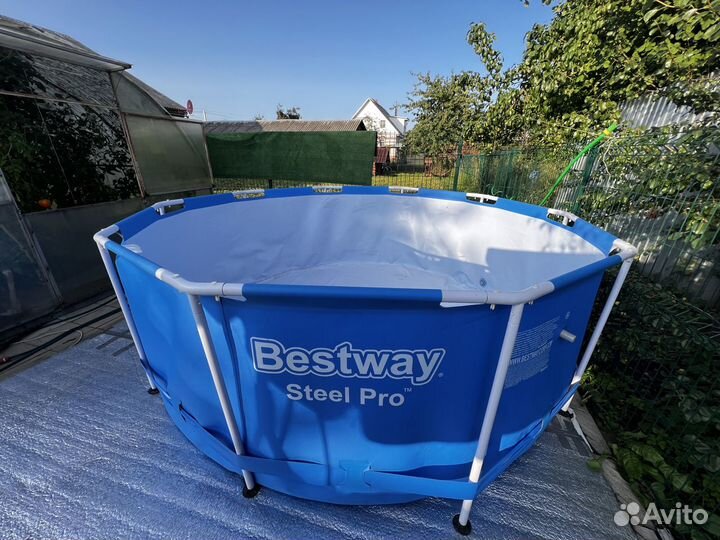 Бассейн BestWay 305x100 Лестница Тент Насос +допы