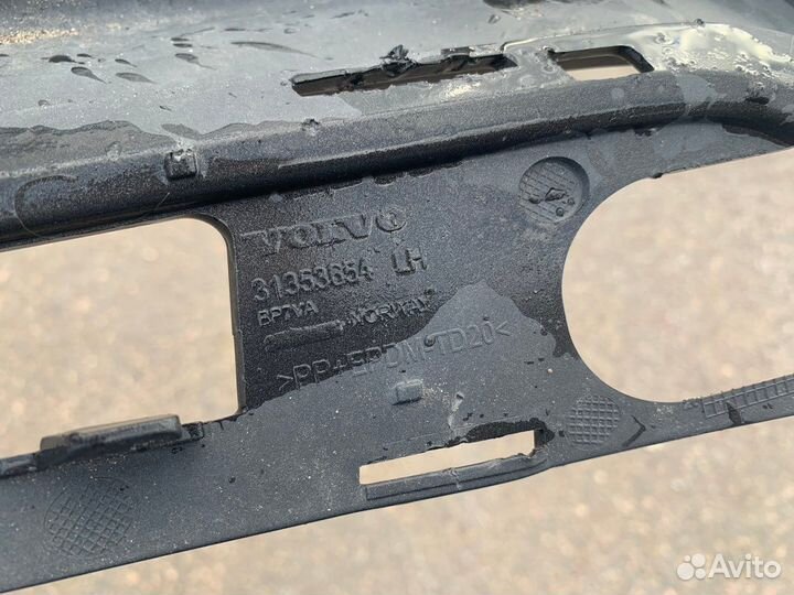 Накладка переднего бампера левая Volvo S60 2