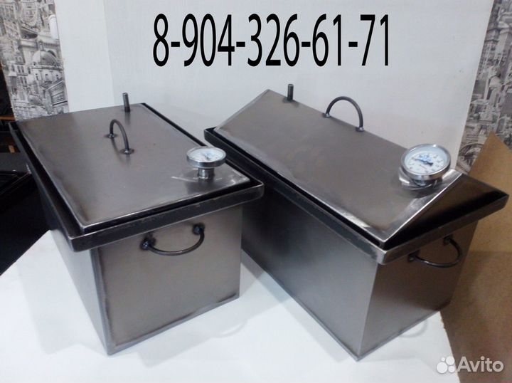 Коптильни с термометром новые