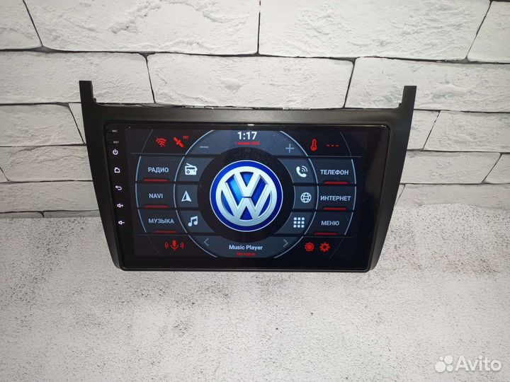 Магнитола Volkswagen polo 5 на android IPS экран