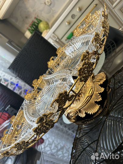 Ваза хрустальная