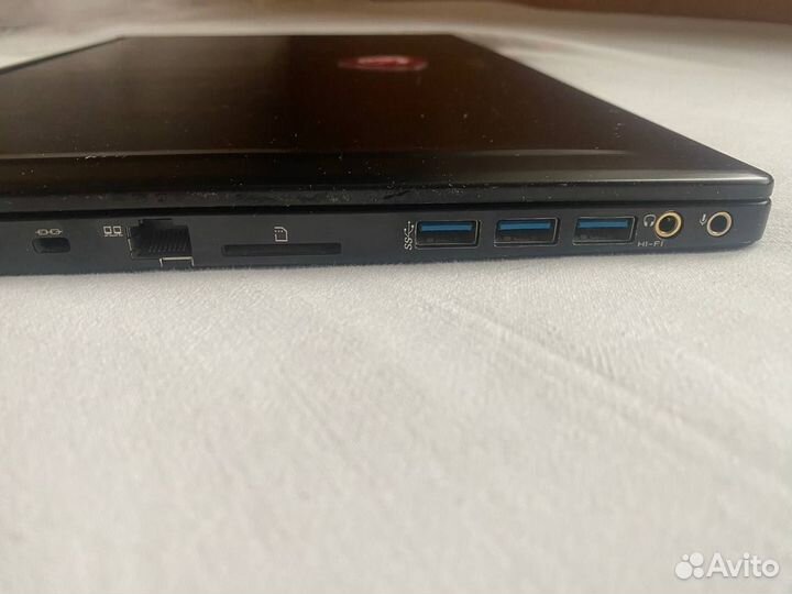 Игровой ноутбук MSI GTX 1060(6gb) / i7-7700HQ