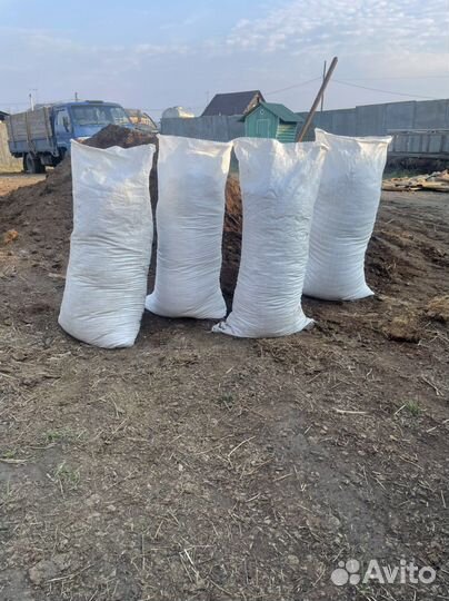 Чернозем перегной в мешках