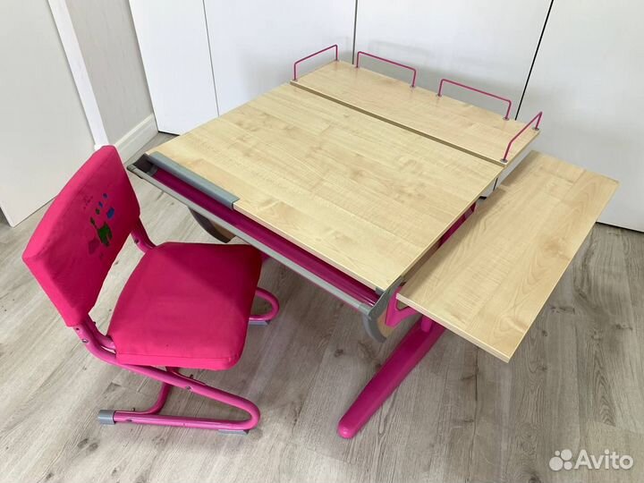 Растущая парта со стулом дэми