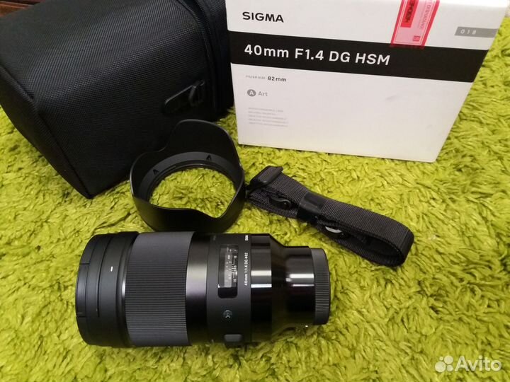 Объектив Sigma Sony FE 40mm F1.4 DG HSM