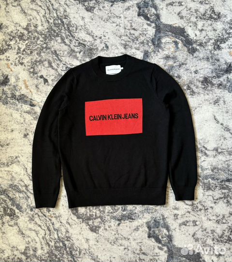 Свитер шерсть Calvin Klein Оригинал