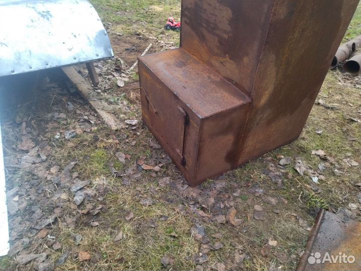 Печь для бани с баком