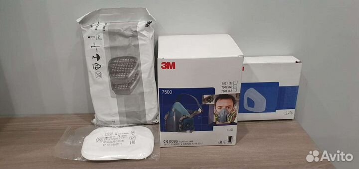 Полумаска 3м 7502