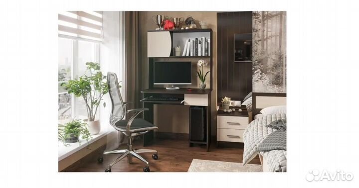 Стол компьютерный № 2 Венге