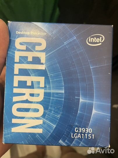 Процессор intel celeron g3930 бокс lga1151