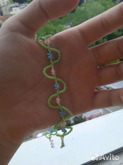 Чокер из бисера