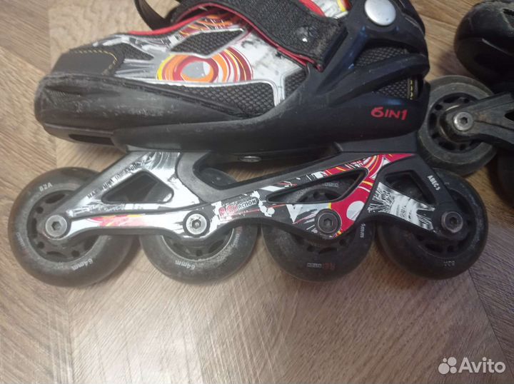 Роликовые коньки детские раздвижные р.26-31