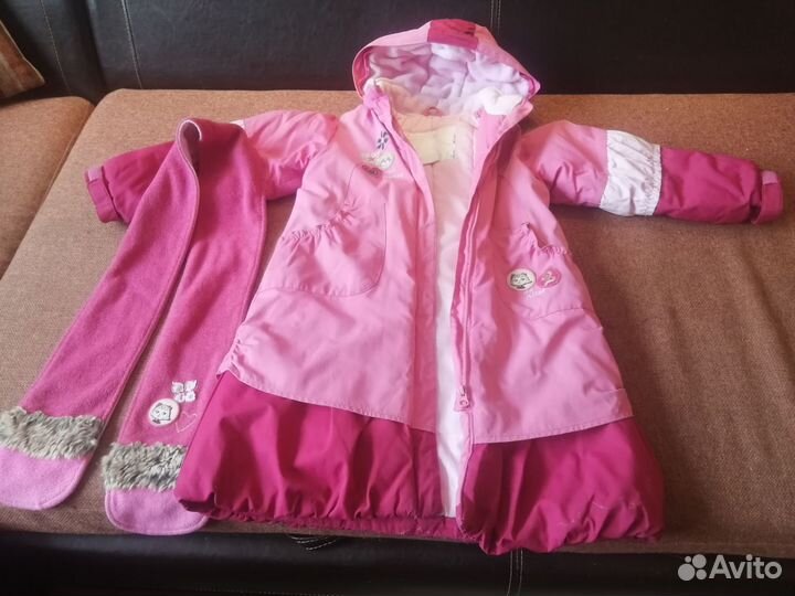Зимнее пальто Deux par Deux На 7 лет