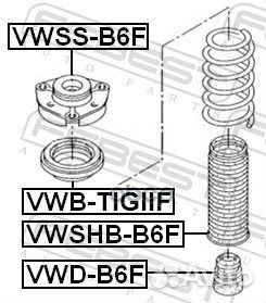 Подшипник опоры амортизатора VW tiguan I/II VWB