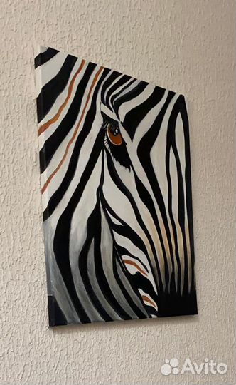 Интерьерная картина зебра