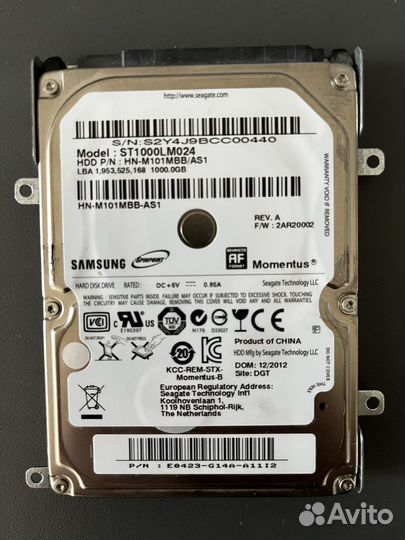 Жесткий диск Samsung 1тб