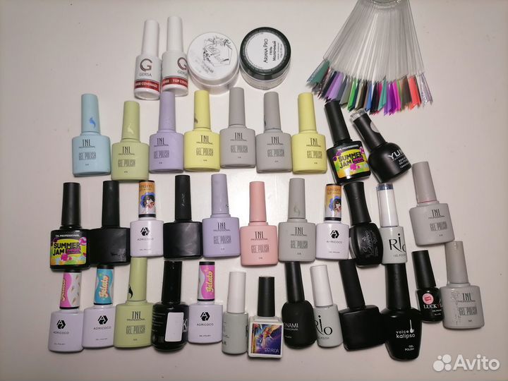 Для маникюра, база, топ, гель лаки