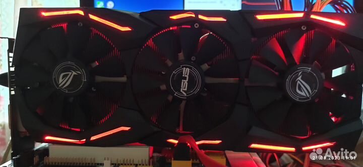 Видеокарта Asus GeForce GTX 1080ti 11gb Rog Strix