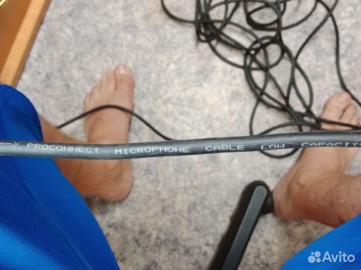 Межблочный кабель XLR микрофонный jack