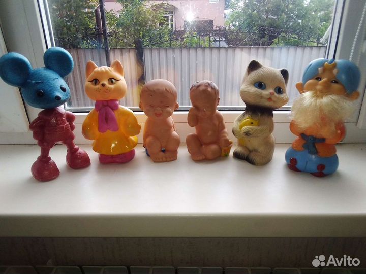 Резиновые игрушки СССР