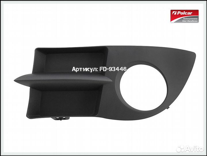 Решётка в передний бампер Renault Thalia