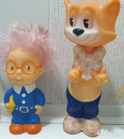 Игрушечные инструменты. Резиновые куклыСССР. 7шт