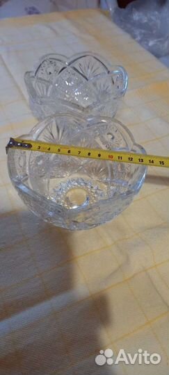 Салатник хрустальный