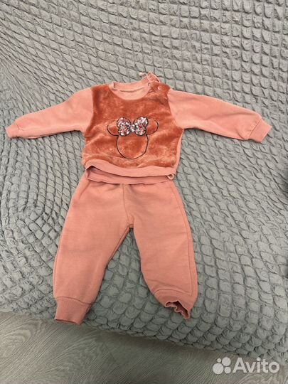 Теплые комбенизоны и костюм на девочку 68-86