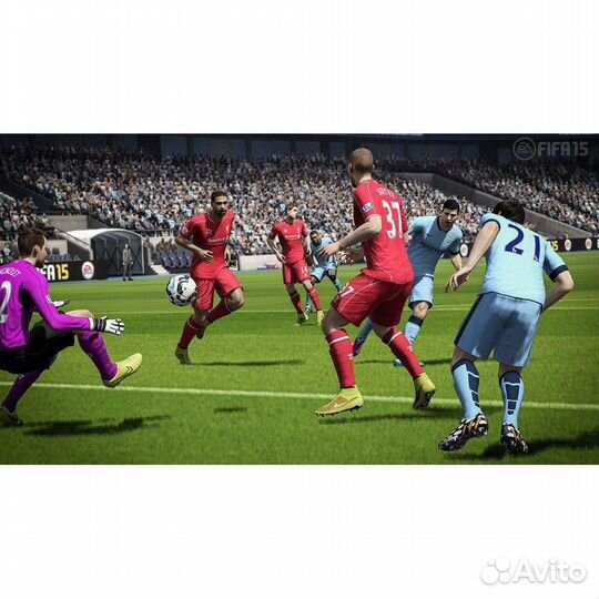 FIFA 15, б/у, множ.царап., без обложки, английский