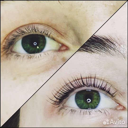 Ламинирование верхних/нижних ресниц и бровей