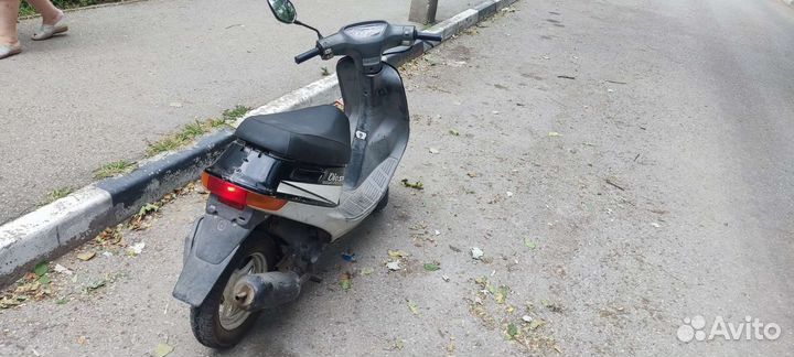 Скутер на ходу