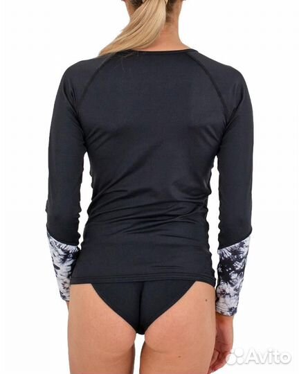 Женская гидромайка с длинным рукавом Tie Dye L/s R