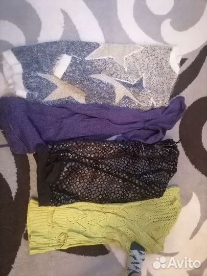 Пакет вещей джинсы, кофты, платья 42-44