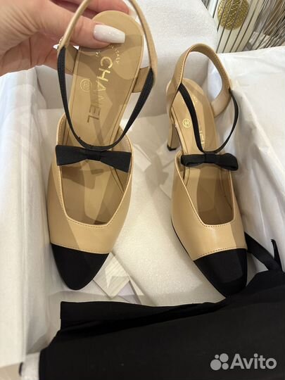 Туфли слинги Chanel 38 оригинал