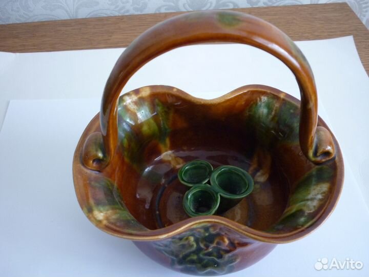 Корзинка керамика СССР