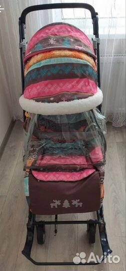Санки коляска ника 7-7