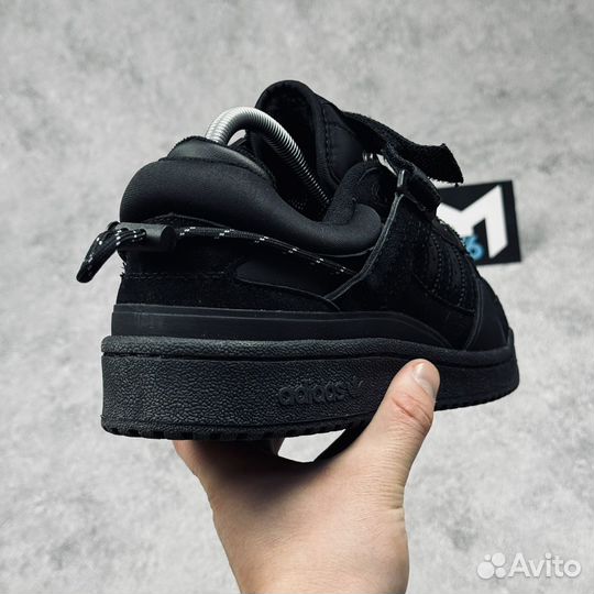 Кроссовки зимние Adidas forum low bad bunny