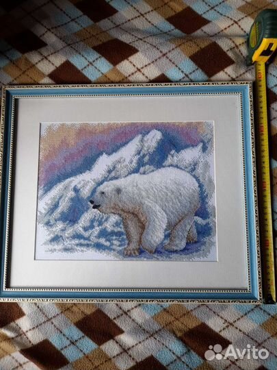 Картина вышивка крестом Медведица