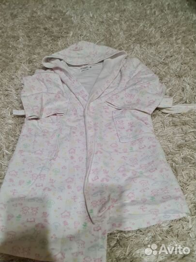 Халат махровый для девочки