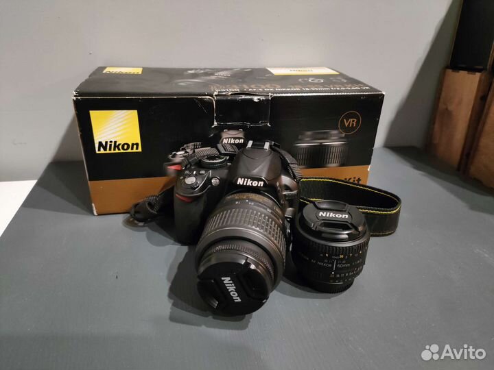 Фотоаппарат Nikon d3100 Kit + 50 mm nikon