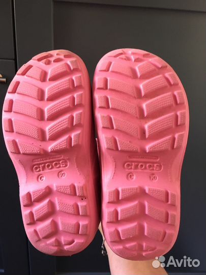 Сапожки и сабо crocs c10