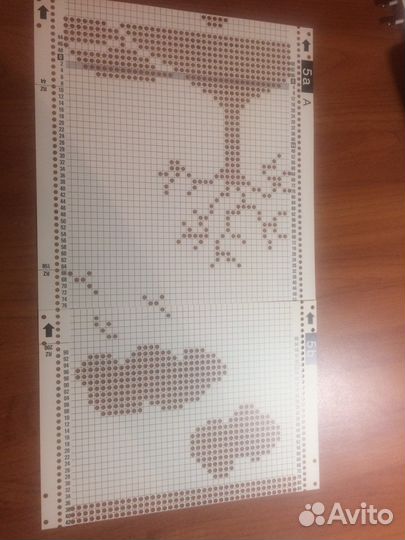 Перфокарты для вязальных машин