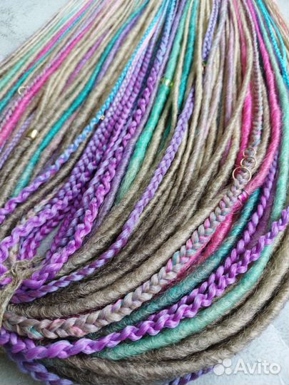 DE дреды и косы комплект новый