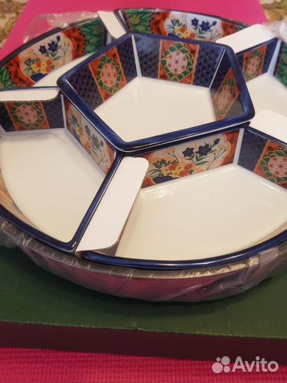 Менажница фарфоровая