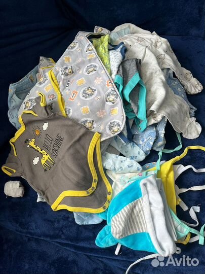 Пакет вещей для новорожденного