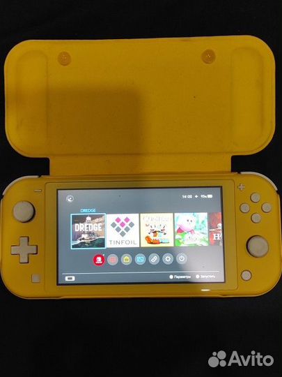 Прошитый Nintendo switch lite + флешка на 128