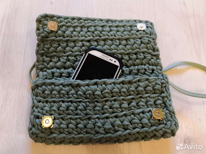 Вязаная сумка крючком